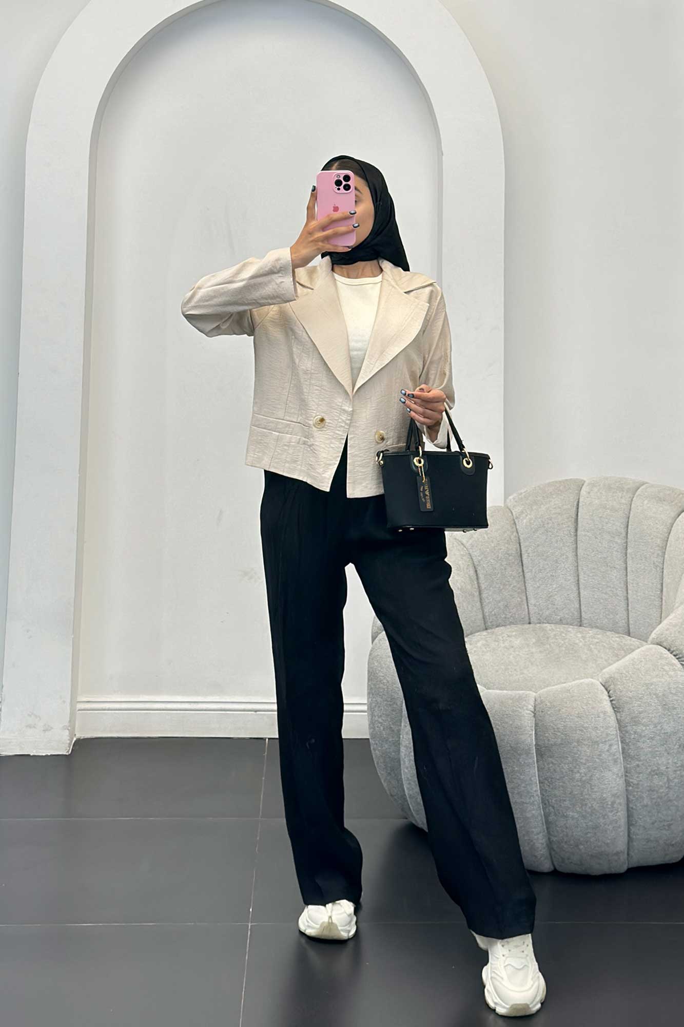 کت کراپ کریشه جیب فیلتو