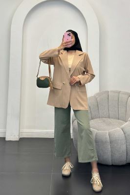 مانتو سه جیب جگوار کارن