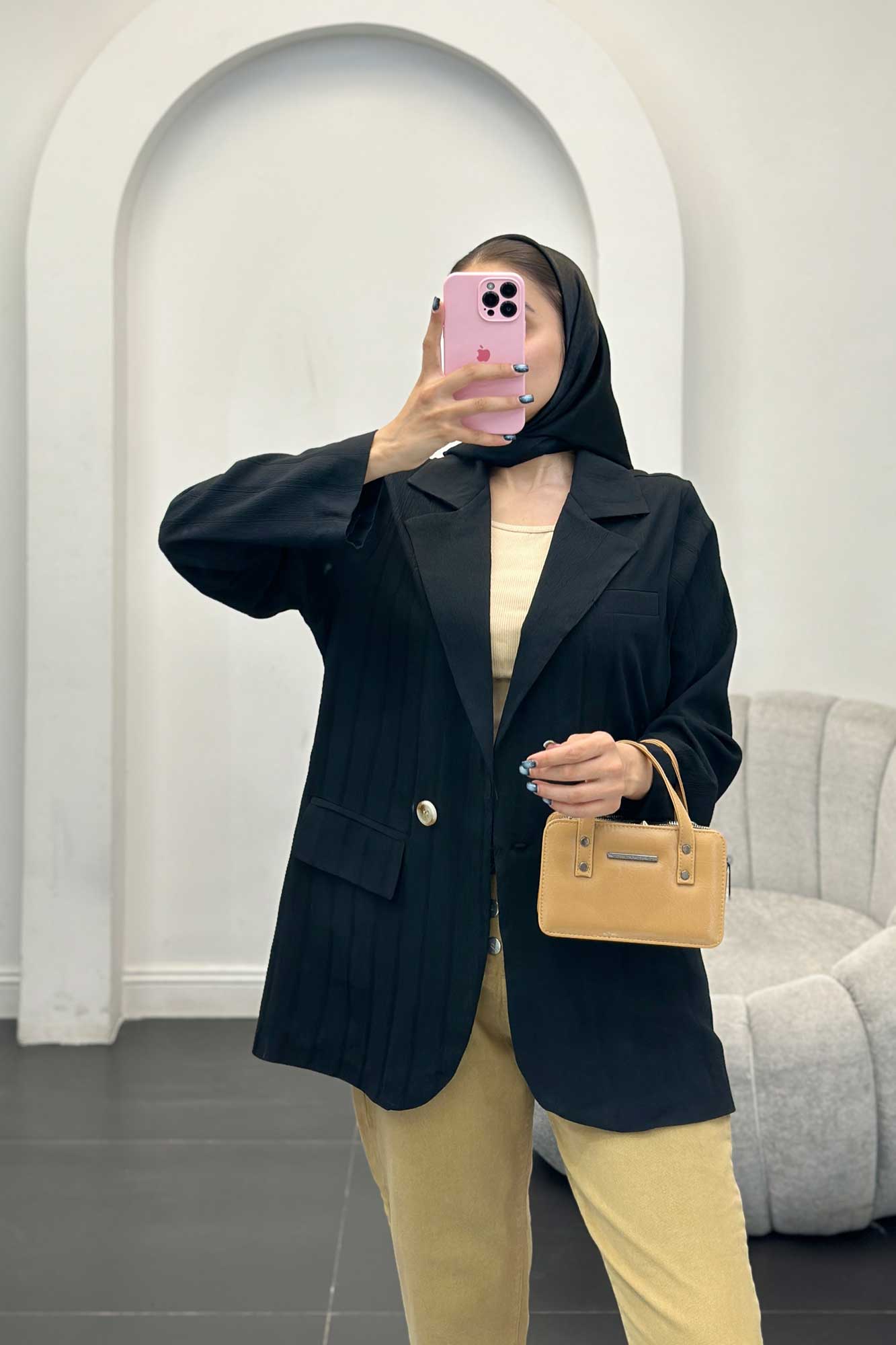 مانتو سه جیب جگوار کارن