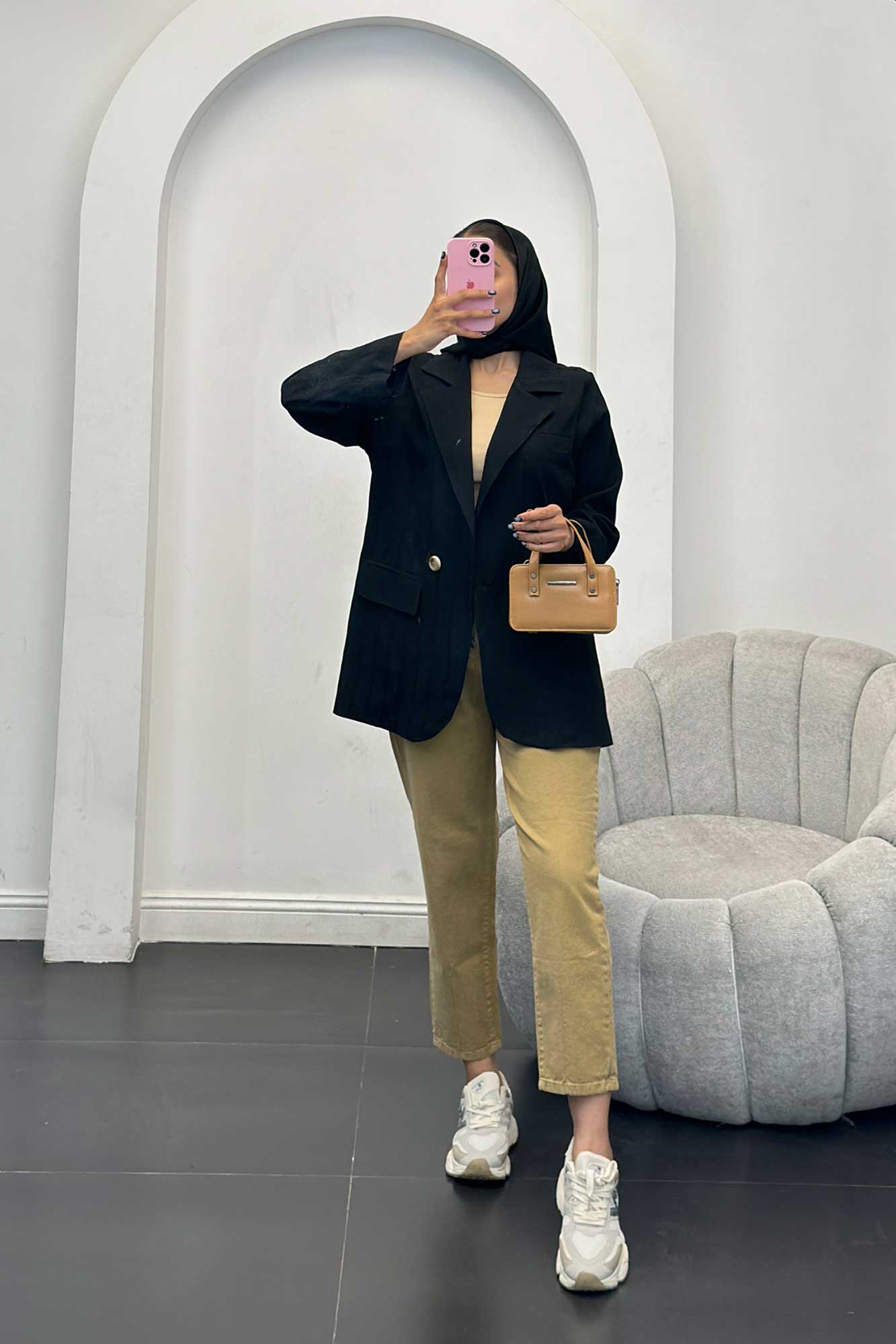 مانتو سه جیب جگوار کارن