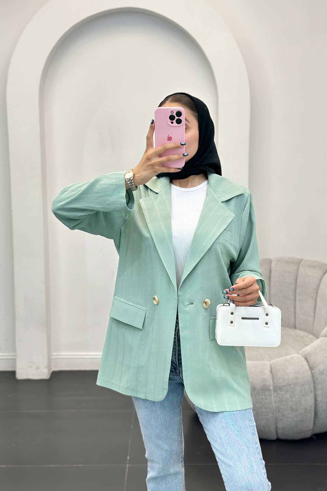 مانتو سه جیب جگوار کارن