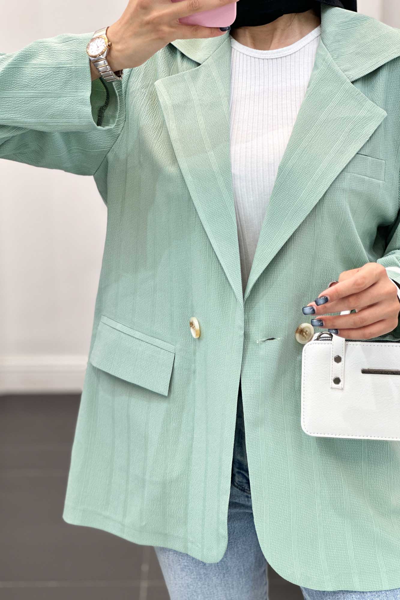 مانتو سه جیب جگوار کارن