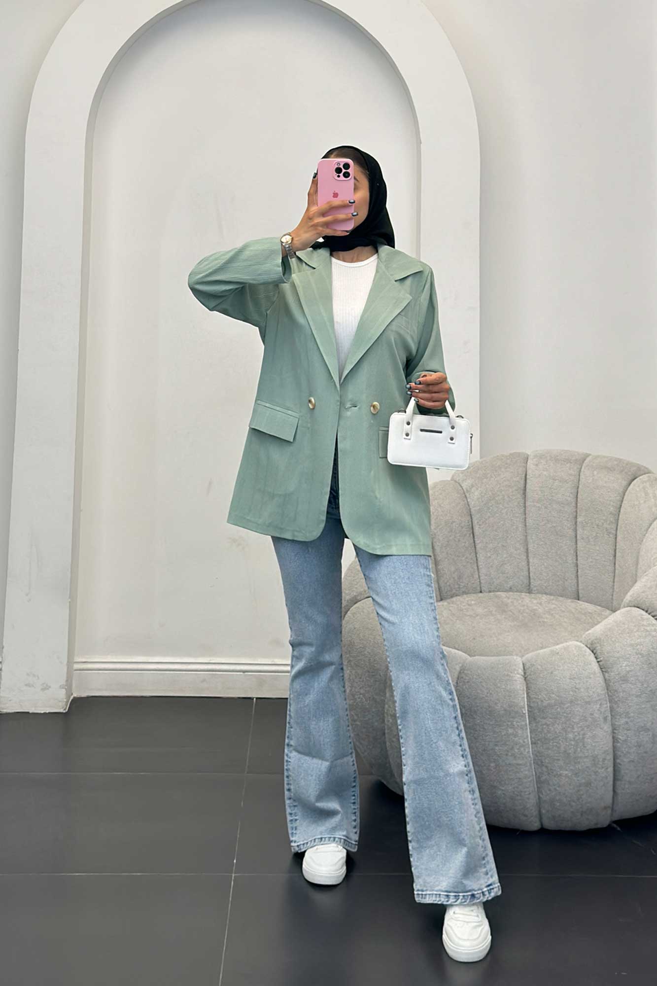 مانتو سه جیب جگوار کارن