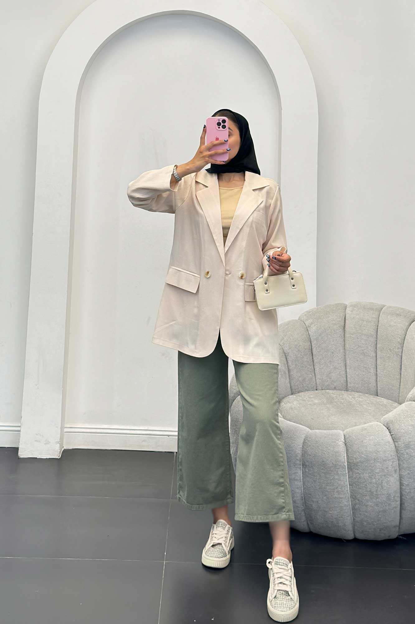 مانتو سه جیب جگوار کارن