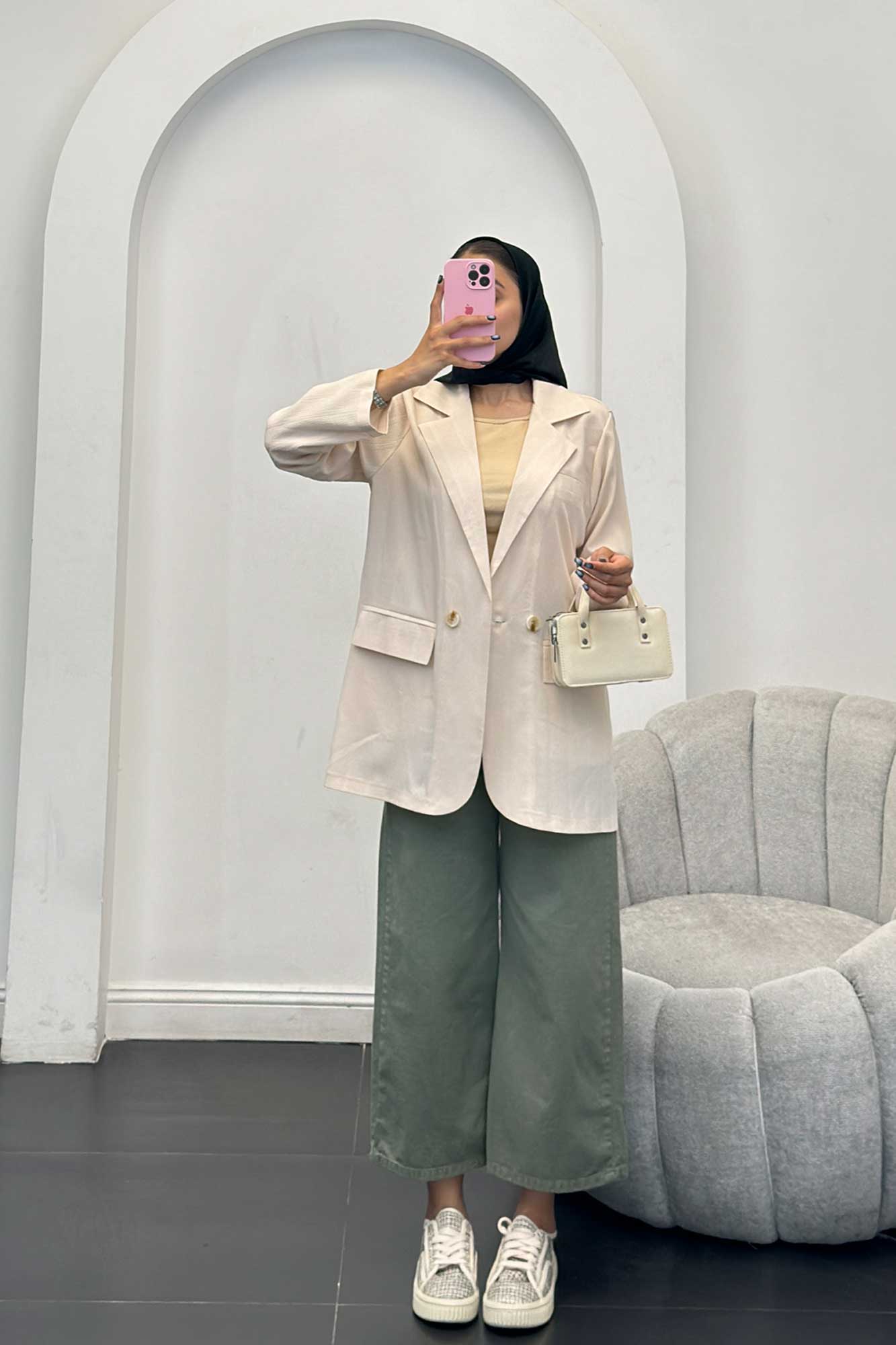 مانتو سه جیب جگوار کارن