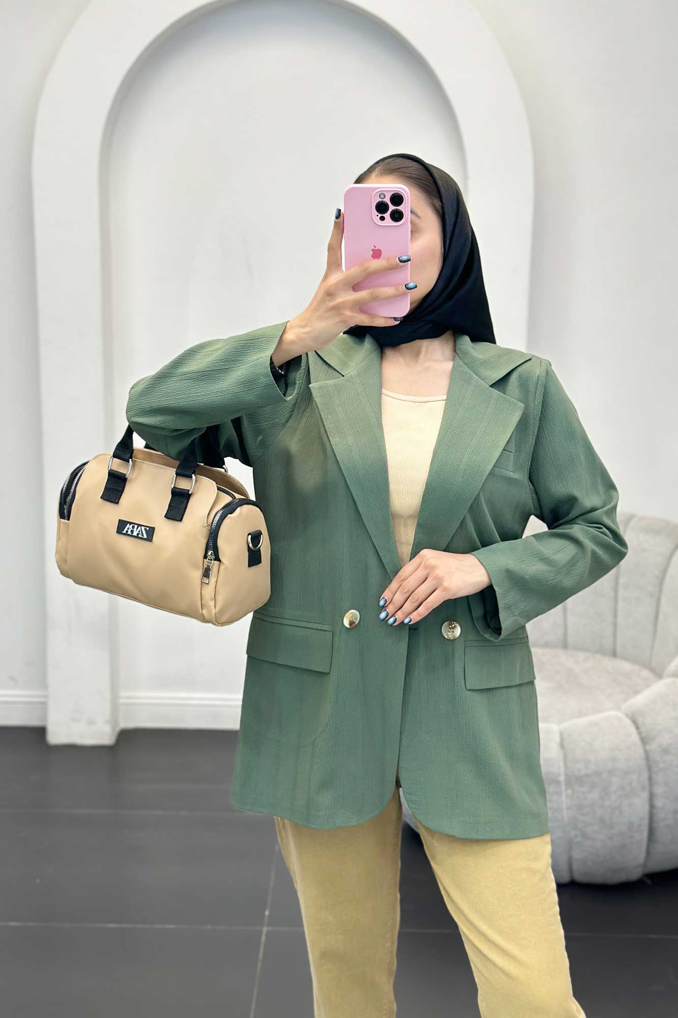 مانتو سه جیب جگوار کارن