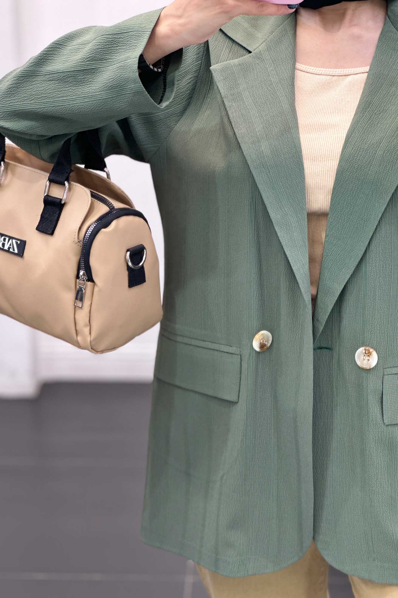 مانتو سه جیب جگوار کارن