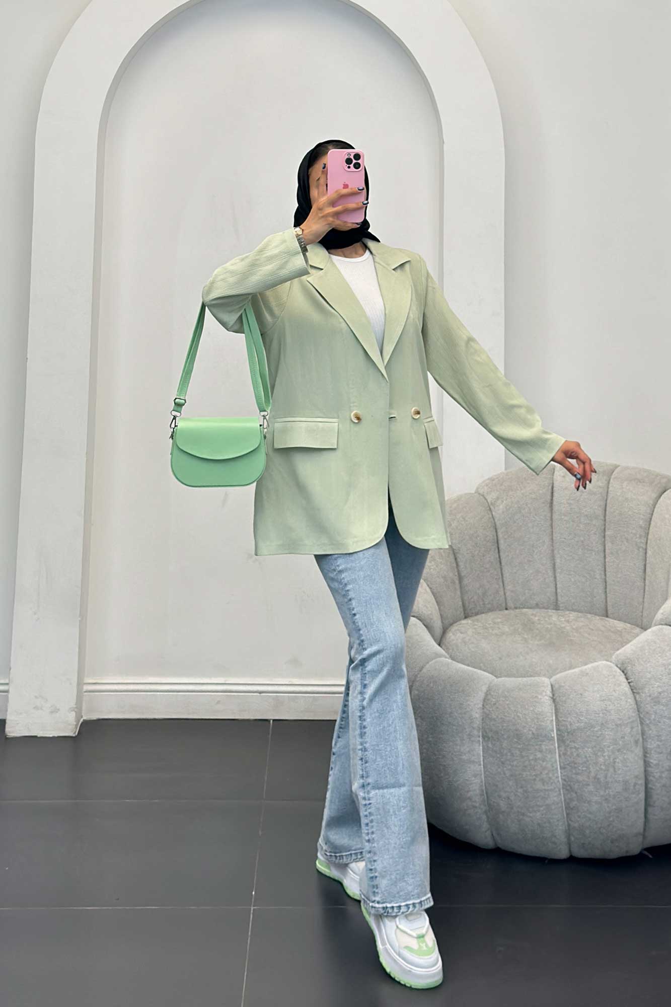 مانتو سه جیب جگوار کارن