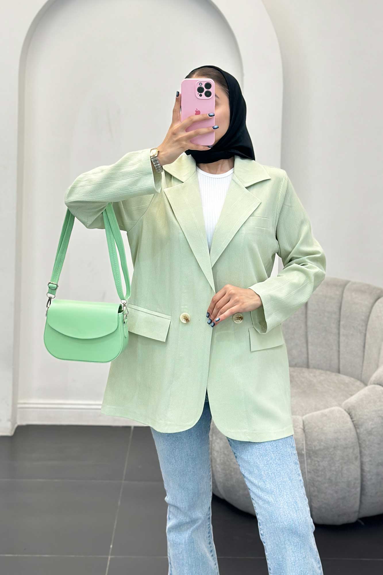 مانتو سه جیب جگوار کارن