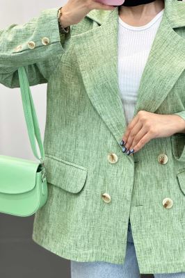 مانتو چهار دکمه شانتون برفکی رهام