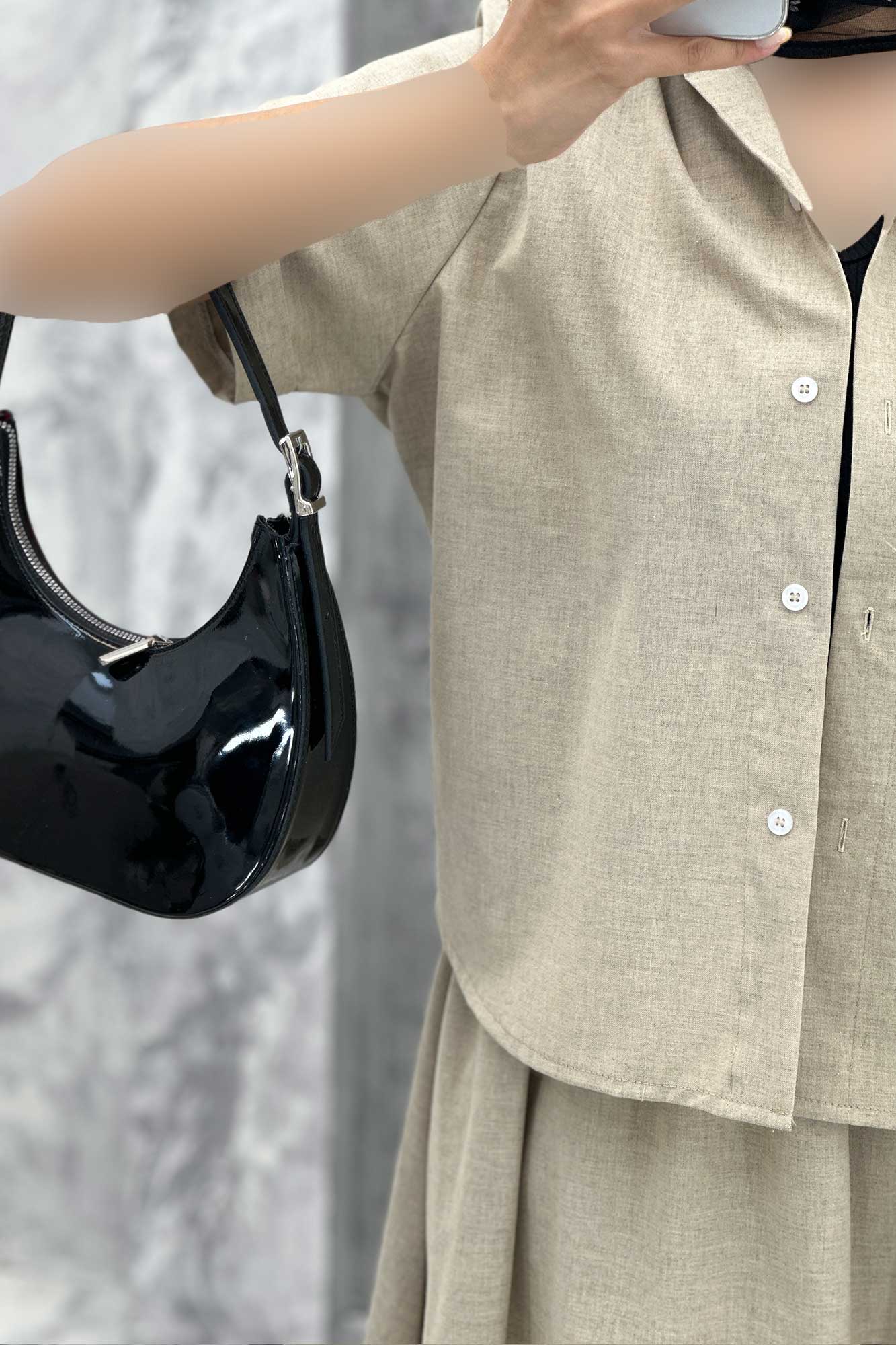 ست بلوز و دامن لینن مژده