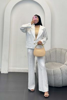 ست کت و شلوار دو دکمه کریشه زینو