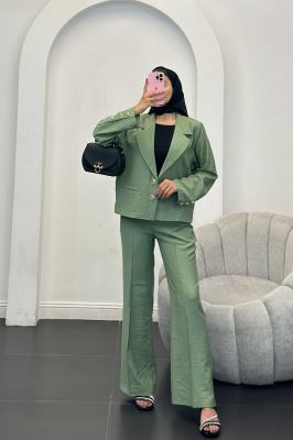 ست کت و شلوار دو دکمه کریشه زینو