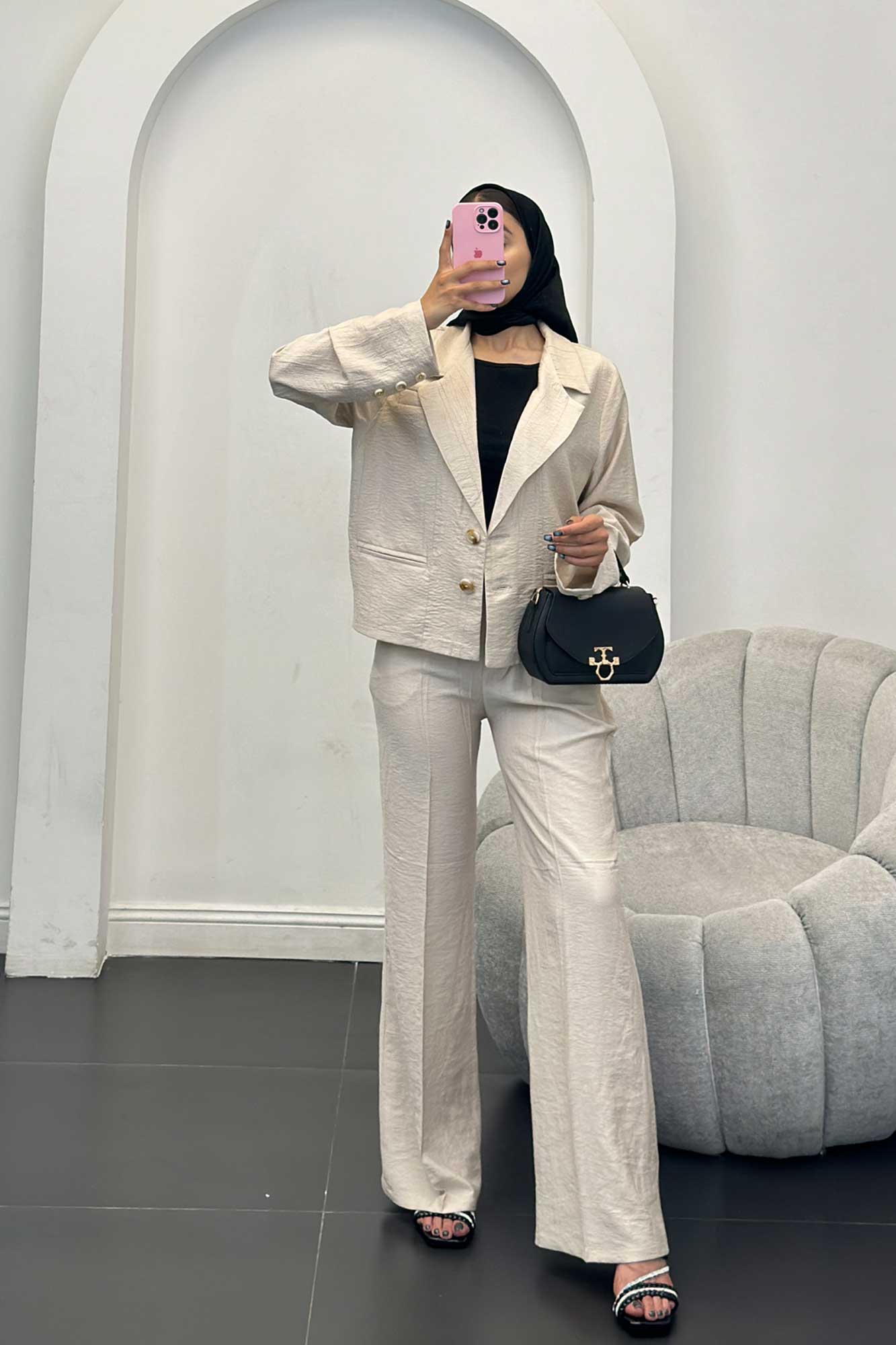 ست کت و شلوار دو دکمه کریشه زینو