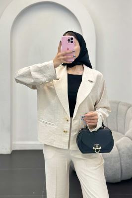 ست کت و شلوار دو دکمه کریشه زینو