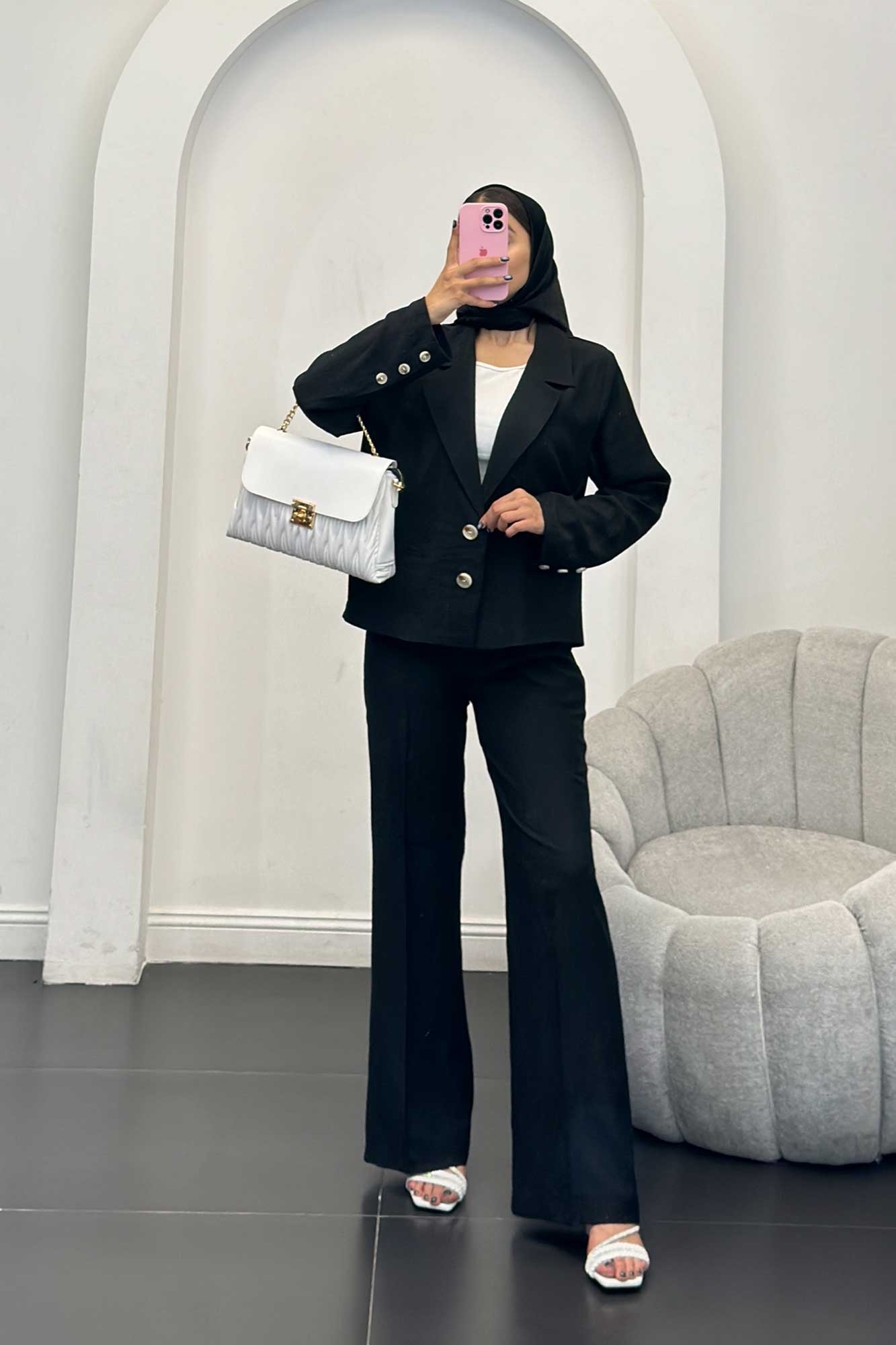 ست کت و شلوار دو دکمه کریشه زینو