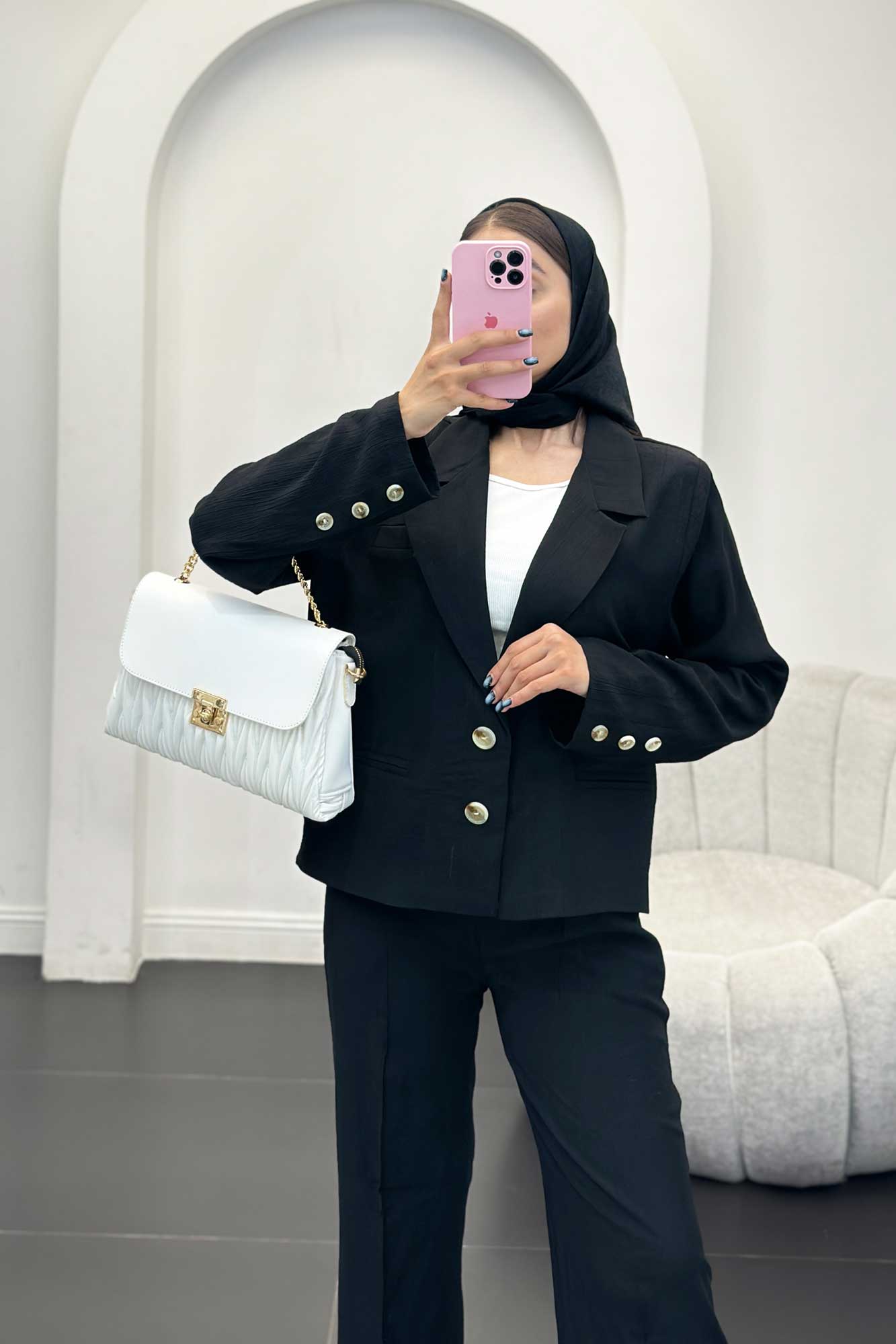 ست کت و شلوار دو دکمه کریشه زینو