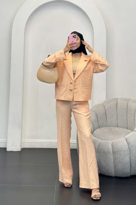 ست کت و شلوار دو دکمه کریشه زینو