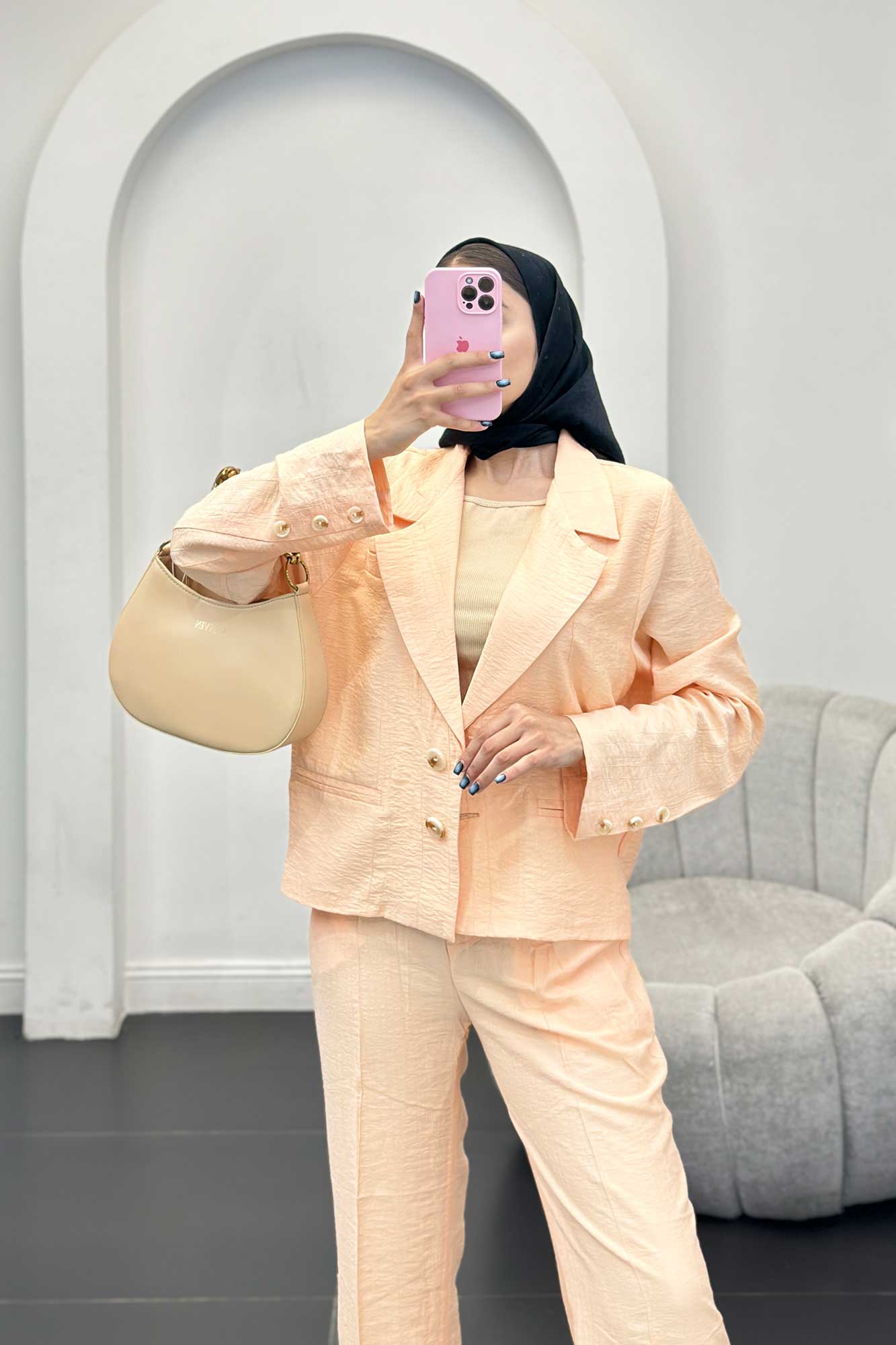 ست کت و شلوار دو دکمه کریشه زینو