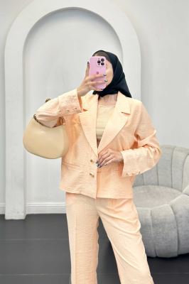 ست کت و شلوار دو دکمه کریشه زینو