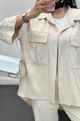 ست مانتو و شلوار نوا پشت هلال آویژه