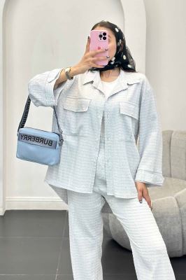 ست مانتو و شلوار نوا پشت هلال آویژه