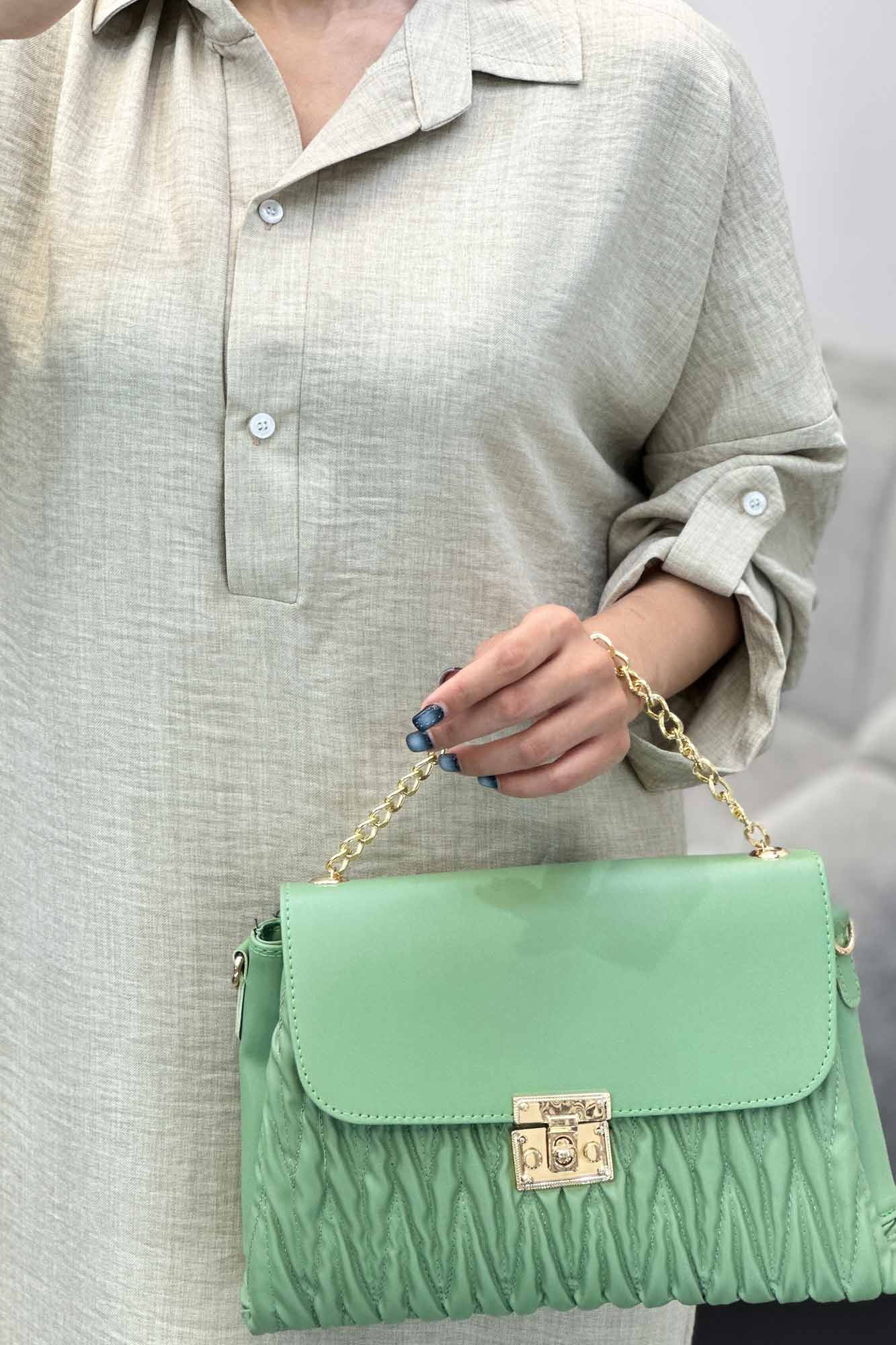 مانتو کفتان یقه شکاری آستین پاگن دار شانتون