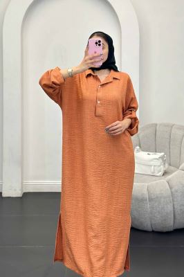 مانتو کفتان یقه شکاری آستین پاگن دار شانتون