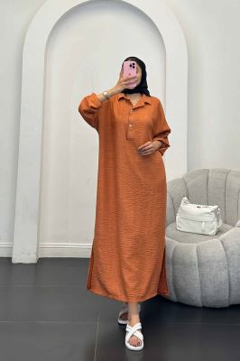 مانتو کفتان یقه شکاری آستین پاگن دار شانتون