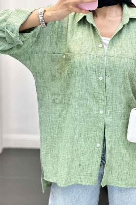 مانتو دو جیب شانتون برفکی سپنتا