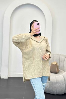 مانتو دو جیب شانتون برفکی سپنتا