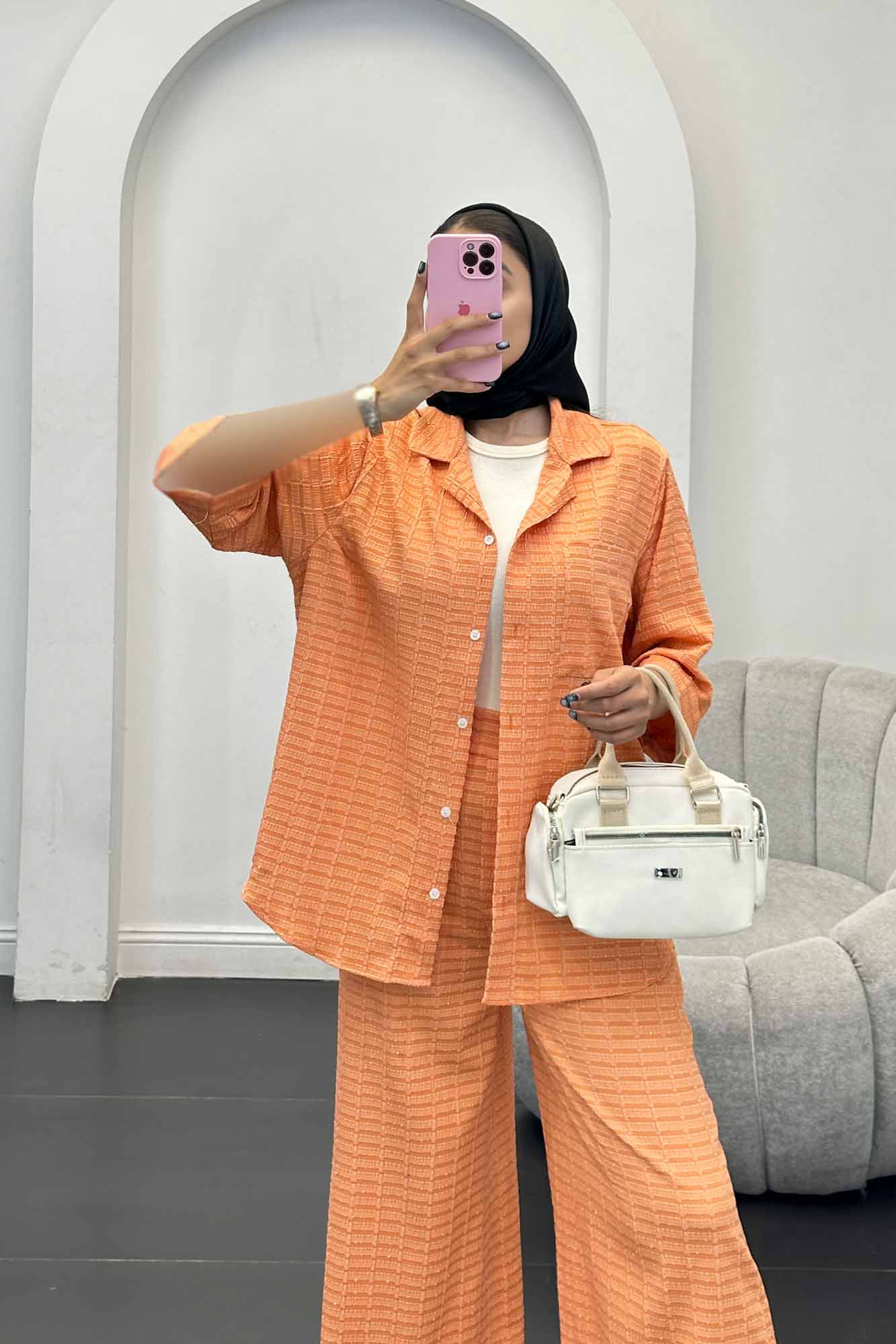 ست مانتو و شلوار نوا آستین سه رب ویدا