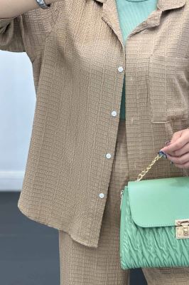 ست مانتو و شلوار نوا آستین سه رب ویدا