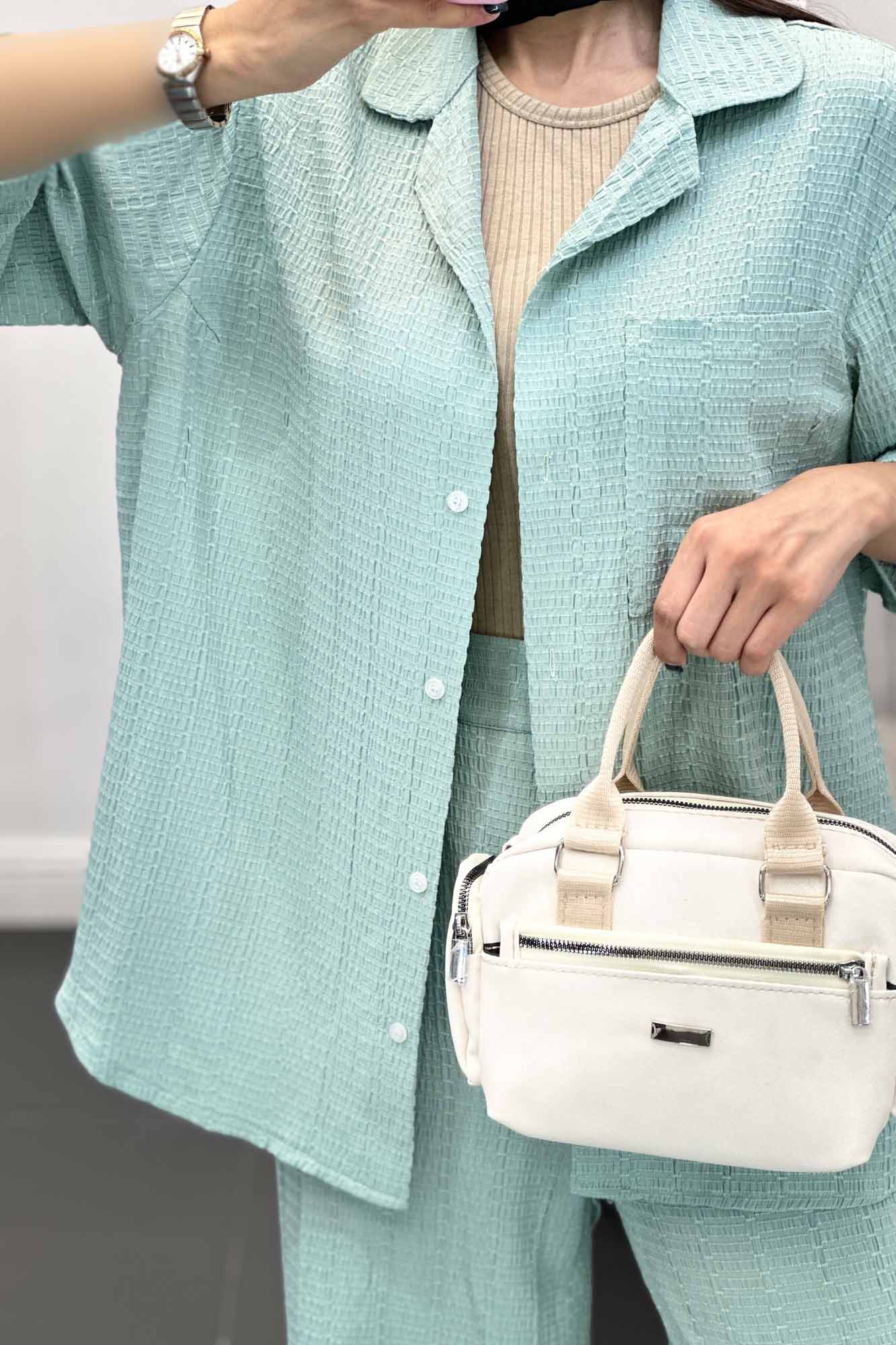 ست مانتو و شلوار نوا آستین سه رب ویدا