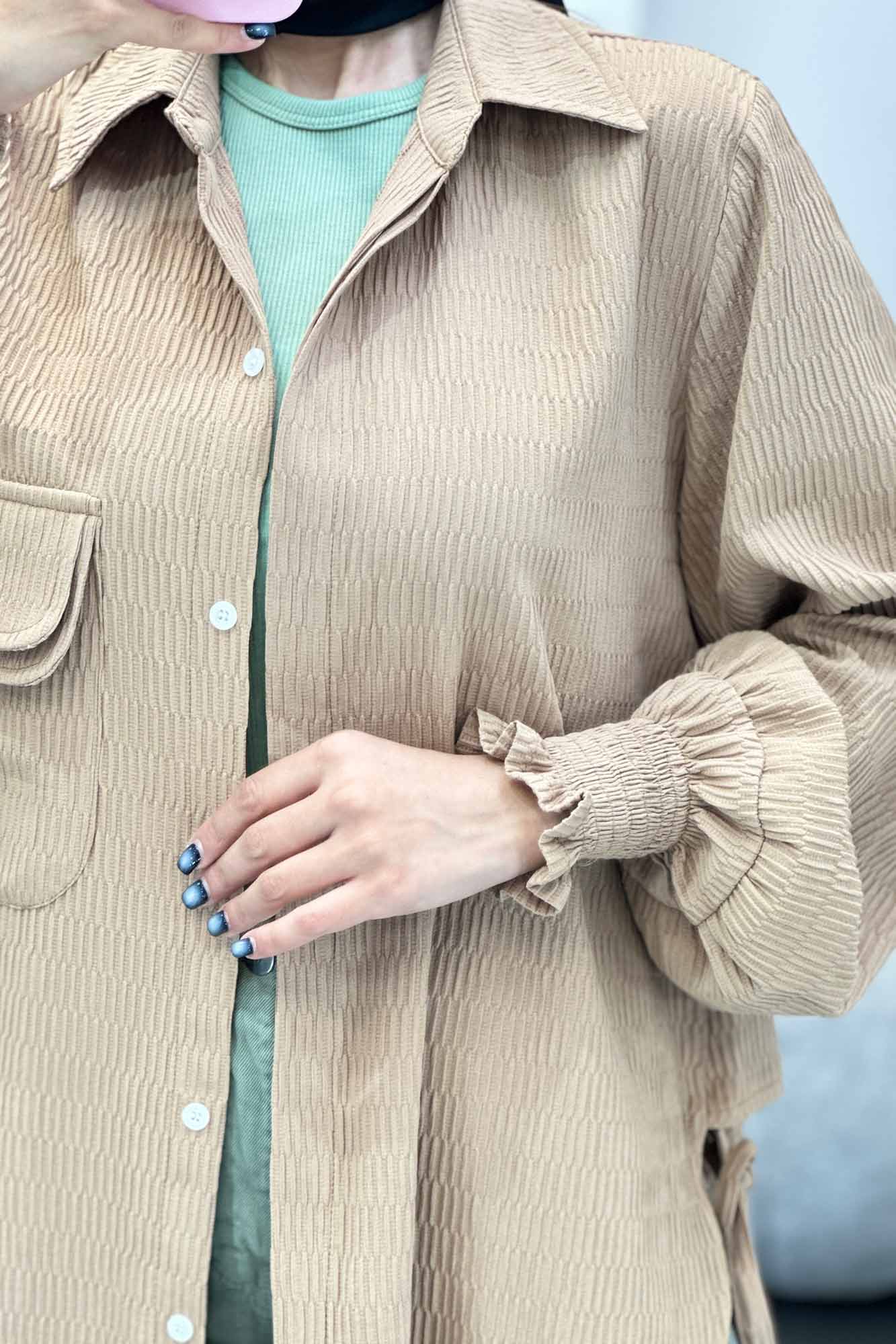 مانتو آستین شیپوری السا