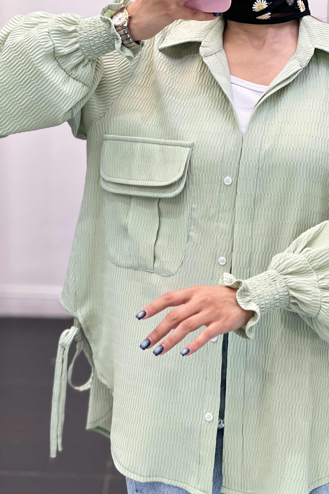 مانتو آستین شیپوری السا