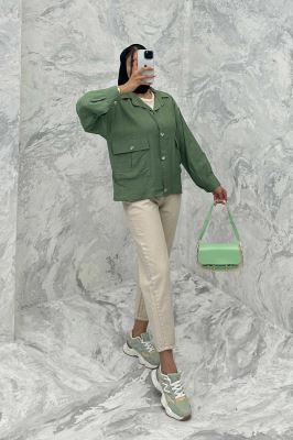 کت دو جیب پاکتی کریشه خاتون