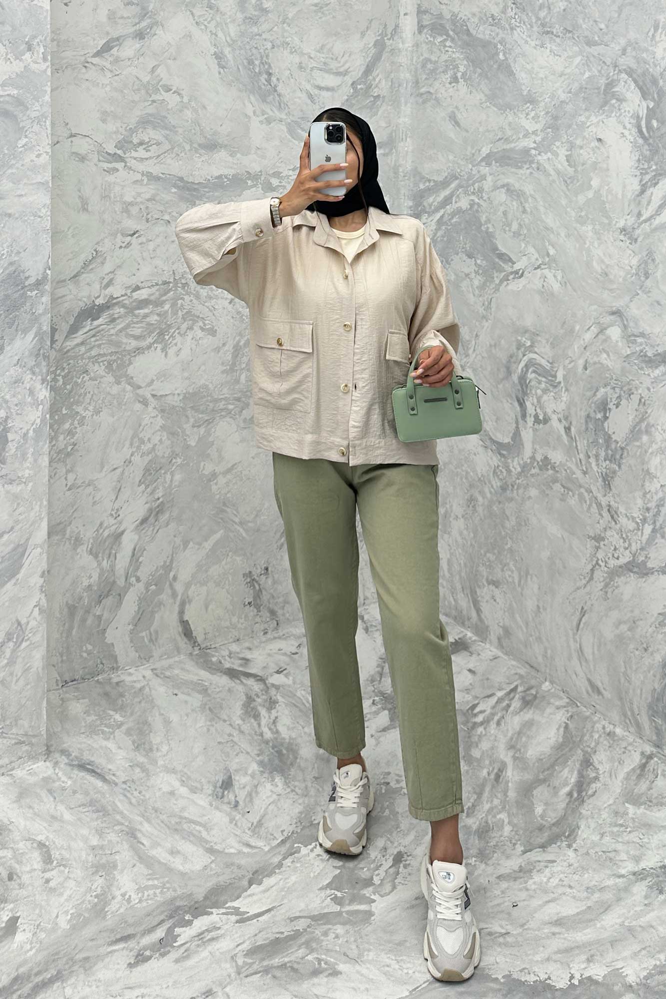 کت دو جیب پاکتی کریشه خاتون