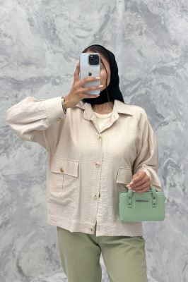 کت دو جیب پاکتی کریشه خاتون