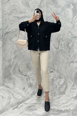 کت دو جیب پاکتی کریشه خاتون