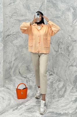 کت دو جیب پاکتی کریشه خاتون