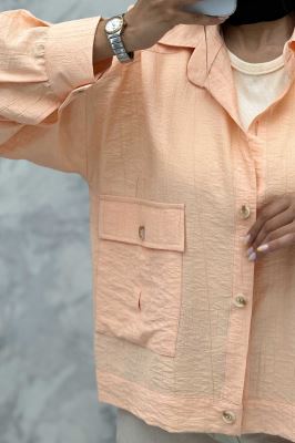 کت دو جیب پاکتی کریشه خاتون