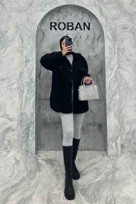 مانتو کوتاه تدی جلو دکمه