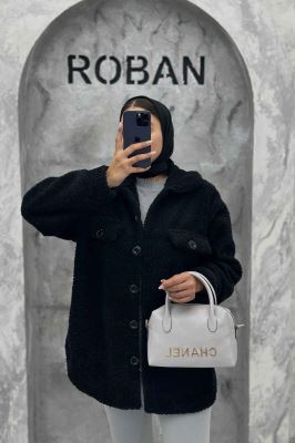 مانتو کوتاه تدی جلو دکمه