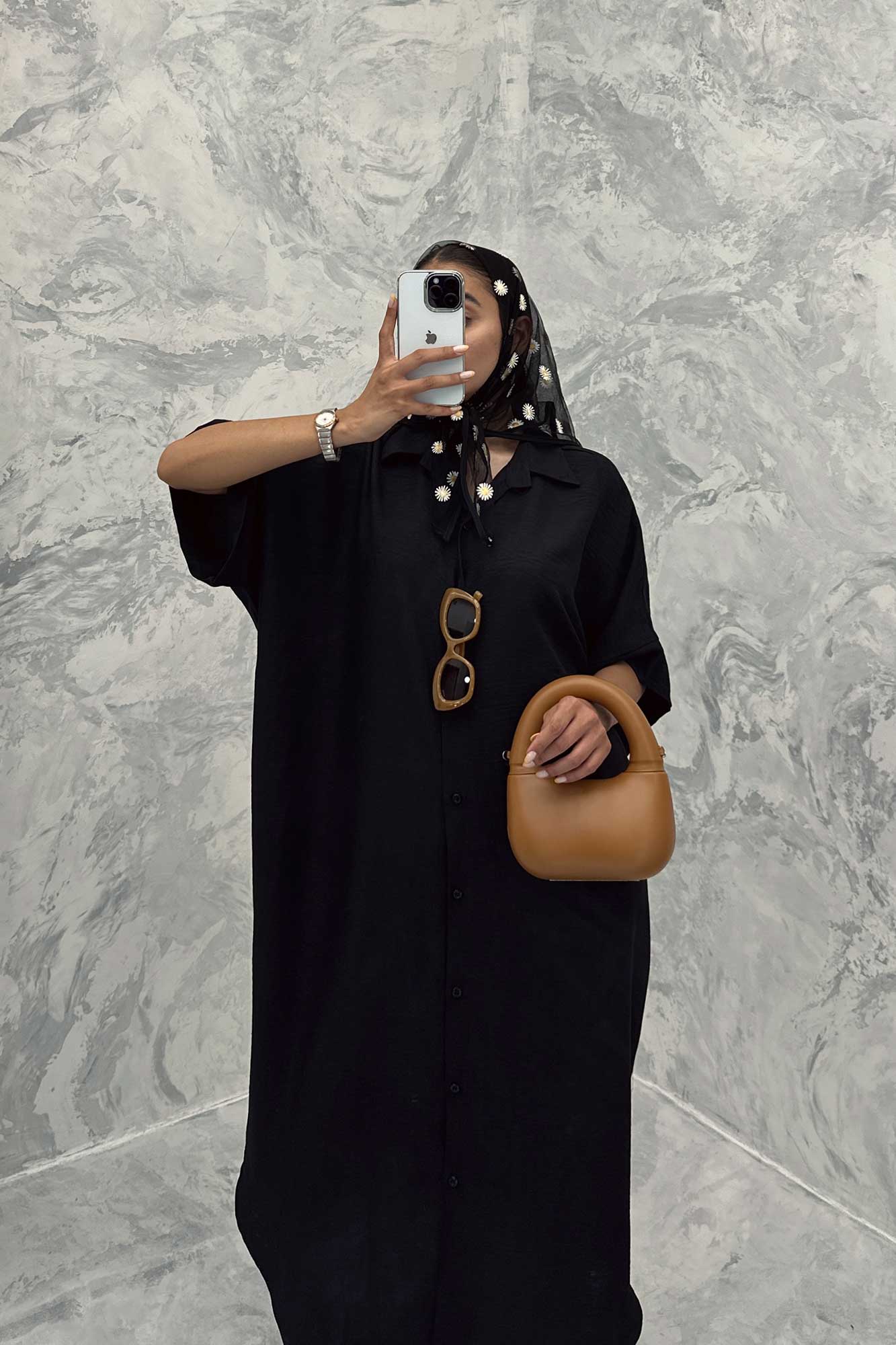 مانتو کفتان پایین هلال شانتون تمام دکمه