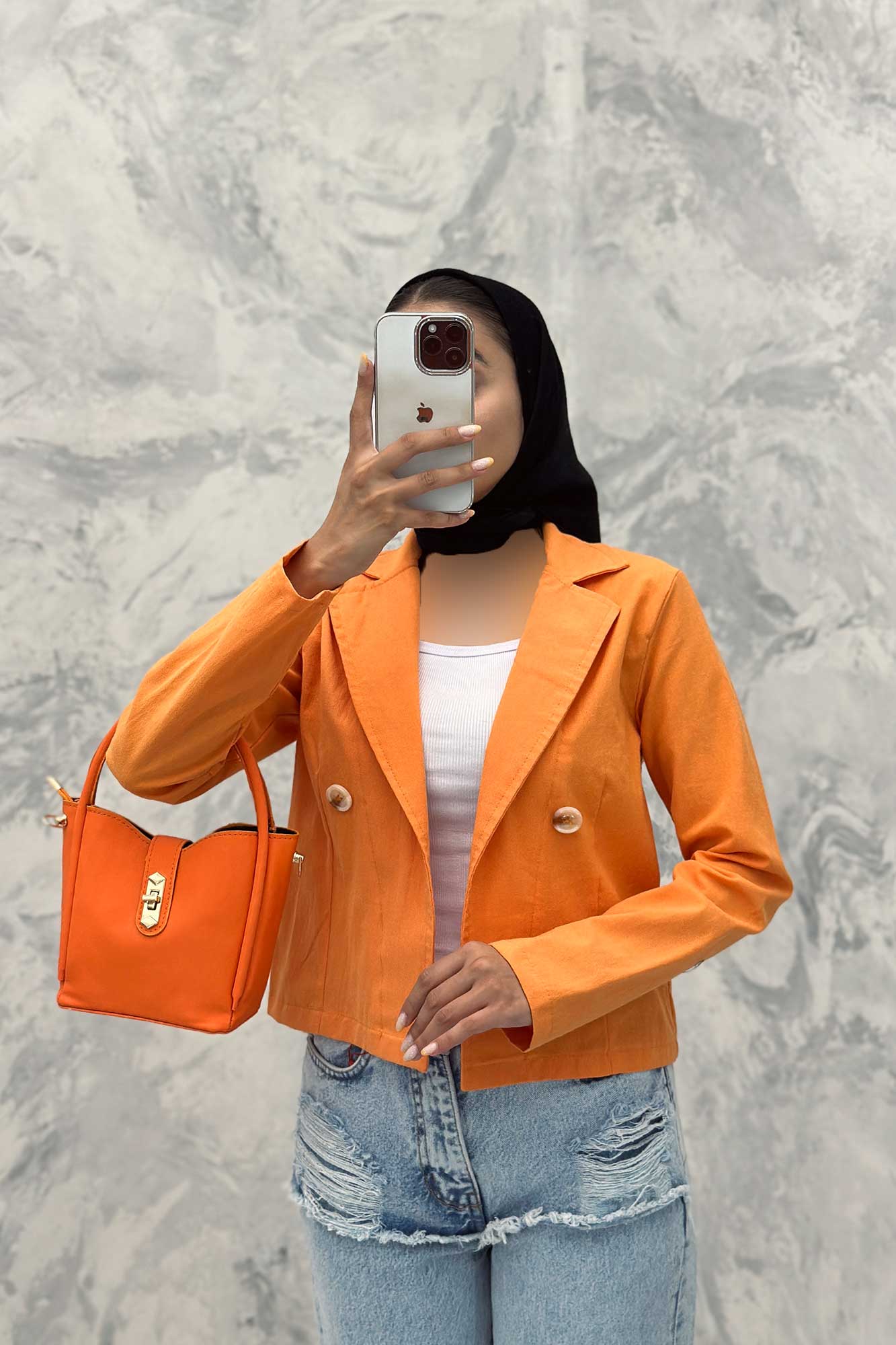 کت لینن تک دکمه