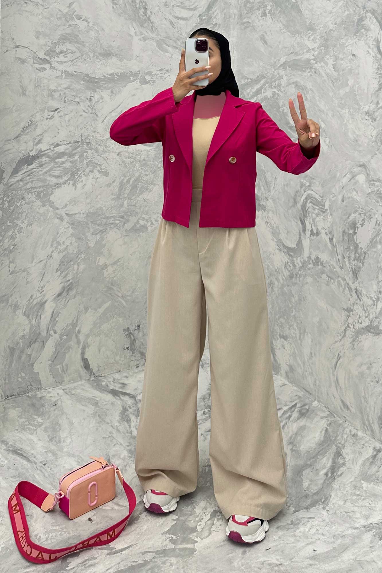 کت لینن تک دکمه