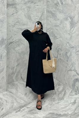 مانتو کفتان چهار جیب ریو