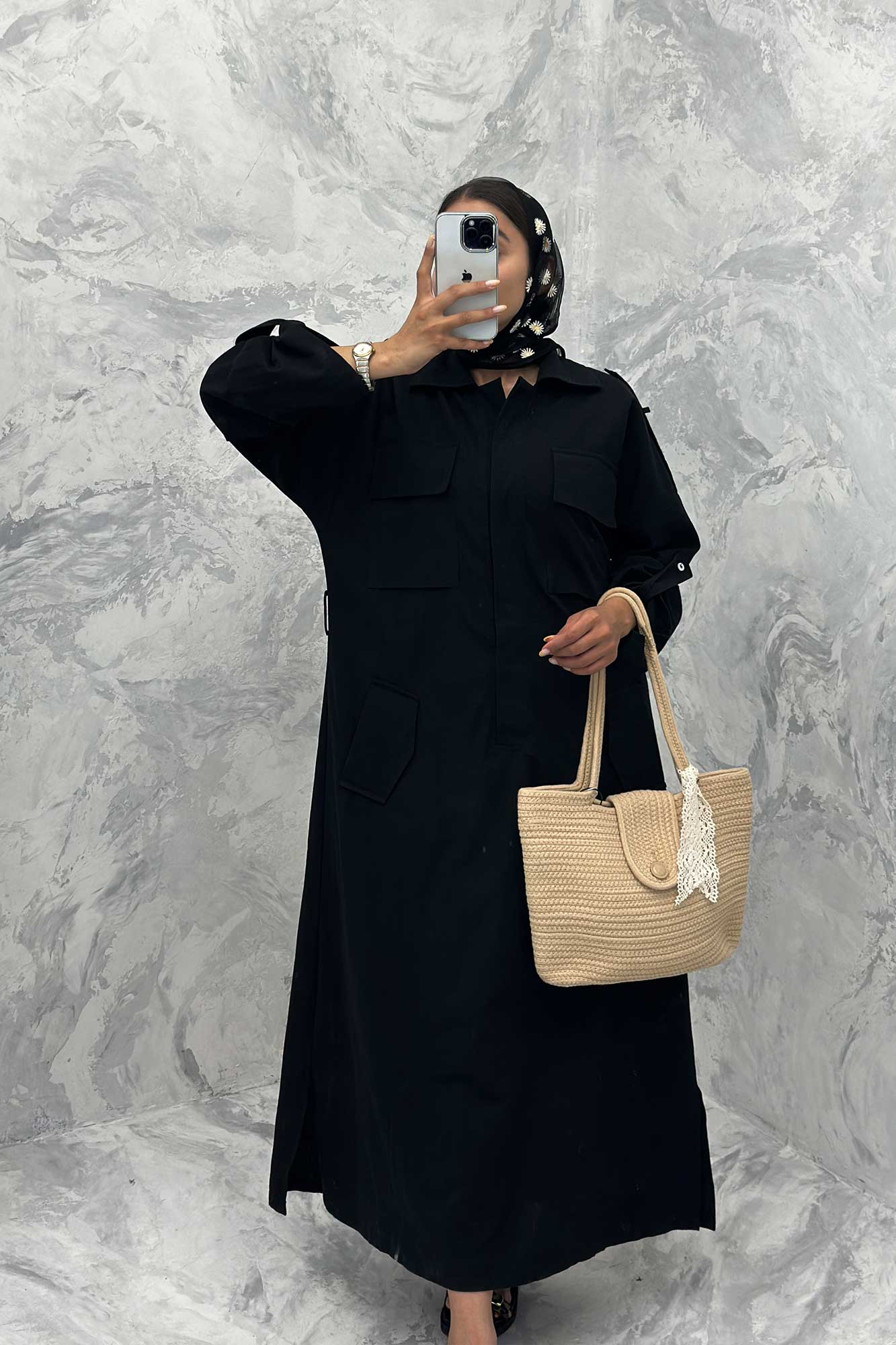 مانتو کفتان چهار جیب ریو