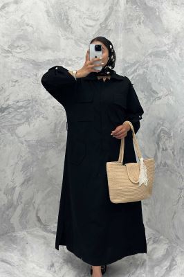 مانتو کفتان چهار جیب ریو